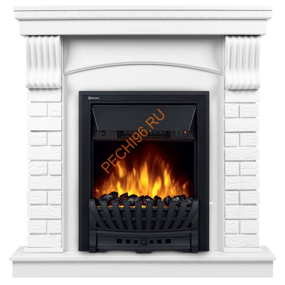 Электрокамин Electrolux EFP/P-1020LS с порталом Jersey Classic, белый