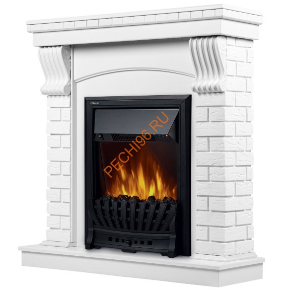 Электрокамин Electrolux EFP/P-1020LS с порталом Jersey Classic, белый