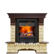 Электрокамин Dimplex Pierre Luxe с очагом Danville Black FB2 темный дуб/ шампань