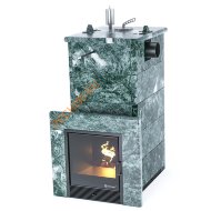 Печь банная ИзиСтим Сочи в кожухе из змеевика с боковым подключением