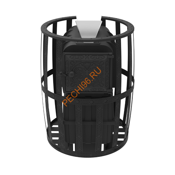 Печь банная Берёзка Воевода 20 (ДТ-4), сетка, ЗК