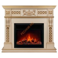 Электрокамин RealFlame Corsica 26 WT с очагом Moonblaze S Lux BL