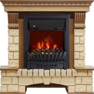 Электрокамин Royal Flame Pierre Luxe дуб/шампань с очагом Aspen