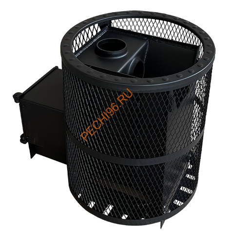 Печь банная Берёзка Корвет 15 ДТ-3 кожух-сетка с выносной топкой Печь банная Берёзка Корвет 15 ДТ-3 кожух-сетка с выносной топкой