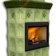 Печь-камин КимрПечь Истра центральный двухъярусный Олива