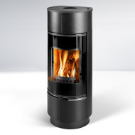 Керамическая печь-камин Thorma ATIKA Ceramic PLUS черная