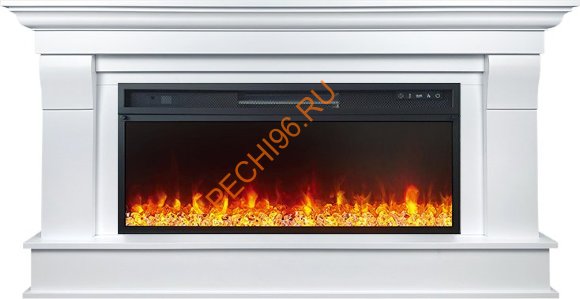 Электрокамин Royal Flame Monaco 42 Бьянко белый с очагом Vision 42 LED