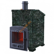 Печь банная Гефест Гром 30П2 в облицовке Президент 1200/50 Пироксенит