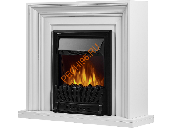 Электрокамин Electrolux Classic EFP/P-1020LS с порталом Firelight Stretto Classic, белый