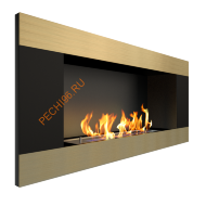 Биокамин ZeFire ELLIOT horizontal 900 латунный со стемалитом