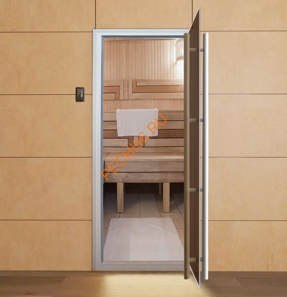 Дверь стеклянная Арта Статус ВКР Серая MATELUX, ольха