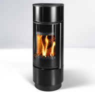 Керамическая печь-камин Thorma ATIKA Ceramic EXTRA черная