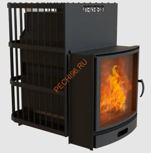 Печь-камин банная Термосфера Genesis GN 500 БС, AISI 430