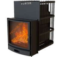 Печь-камин банная Термосфера Genesis GN 500 БС, AISI 430