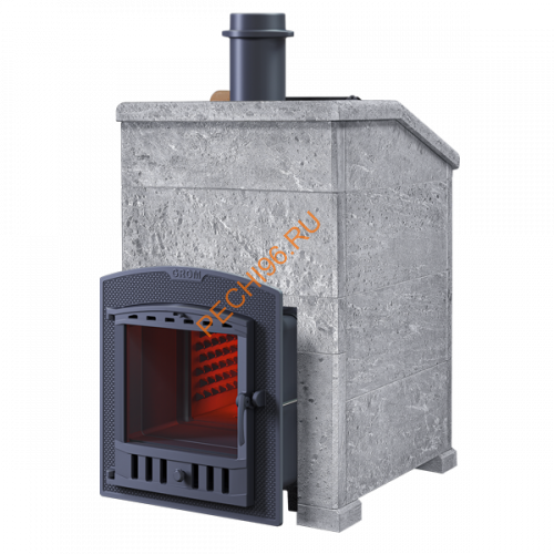 Печь банная Гефест Гром 30П2 в облицовке Президент 1020/60 Талькомагнезит