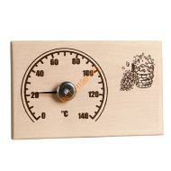 Термометр для сауны Банная станция СБО-2т прямоугольный