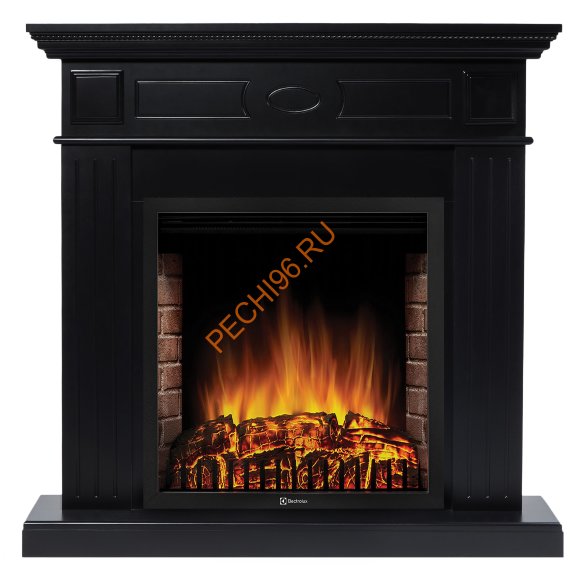 Электрокамин Electrolux EFP/P-3020LS с порталом Firelight Bianco 30, черная эмаль Электрокамин Electrolux EFP/P-3020LS с порталом Firelight Bianco 30, черная эмаль
