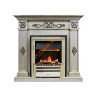 Электрокамин Dimplex Derby с очагом Cavendish old silver