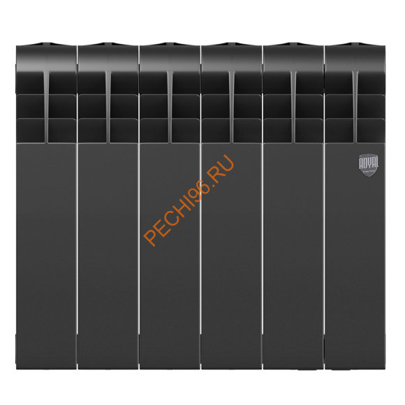 Радиатор биметаллический Royal Thermo BiLiner 350 Noir Sable 6с Радиатор биметаллический Royal Thermo BiLiner 350 Noir Sable 6с