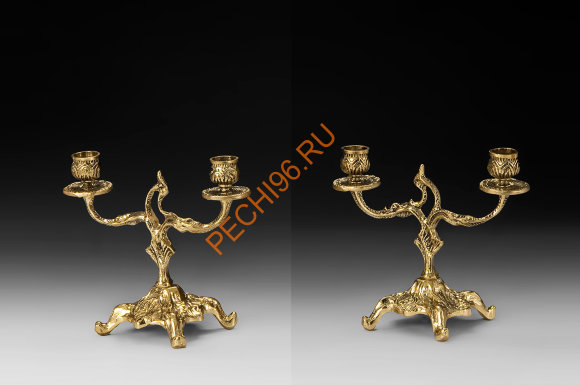 Канделябр на 2 свечи Virtus 4094В, пара