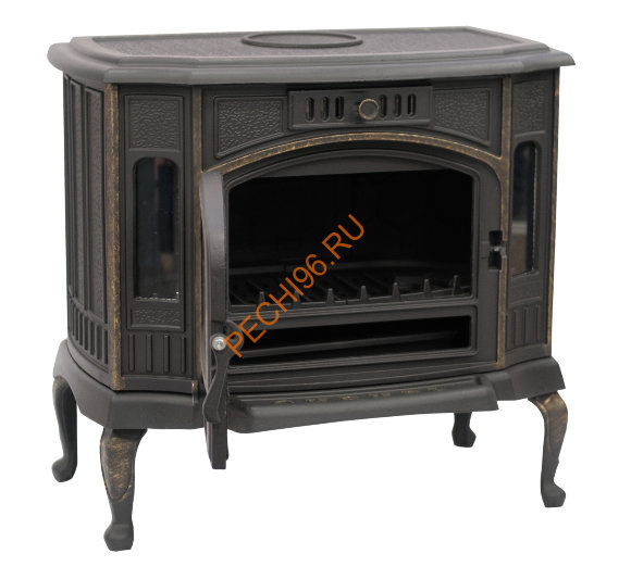 Печь-Камин чугунная Сибирь 10 кВт Печь-Камин чугунная Сибирь 10 кВт