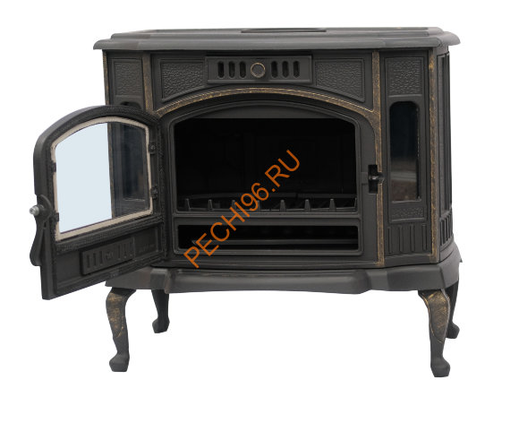 Печь-Камин чугунная Сибирь 10 кВт Печь-Камин чугунная Сибирь 10 кВт
