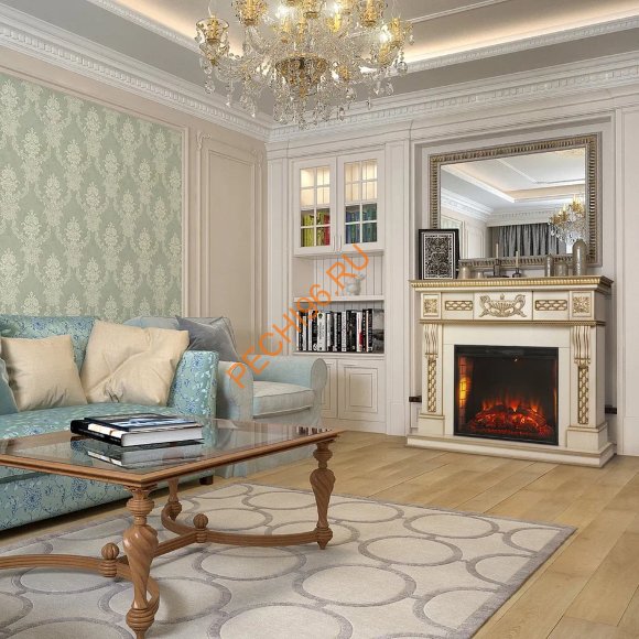 Электрокамин RealFlame Corsica 26 WT с очагом Epsilon 26 S IR