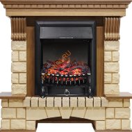 Электрокамин Royal Flame Pierre Luxe дуб/шампань с очагом Fobos FX