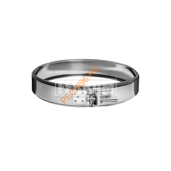 Хомут Феррум обжимной нержавейка AISI 430-0,5 мм, d 120 мм