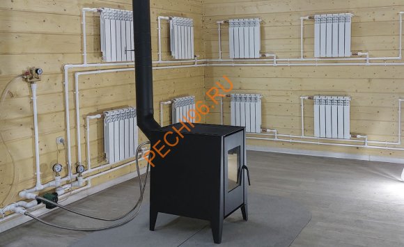 Печь-камин ЭкоКамин ДЕРЕВЕНЬКА