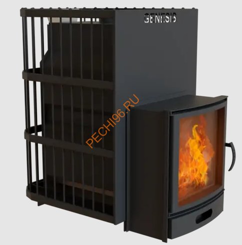 Печь-камин банная Термосфера Genesis GN 500 СС, AISI 430