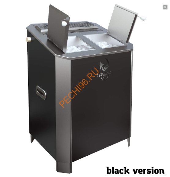 Электрическая паротермальная печь ПАРиЖАР 16 кВт BLACK