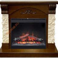 Электрокамин Dimplex Prague с очагом Symphony 26 DF2624-L темный дуб