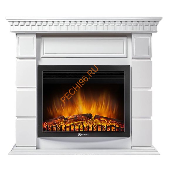 Электрокамин Electrolux Sphere Plus EFP/P-2720RLS N с порталом Firelight Elegante 25, белый