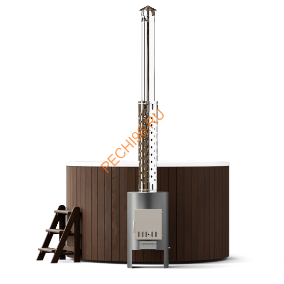 Купель композитная Polarspa COMFORT 195 HOT термососна темная