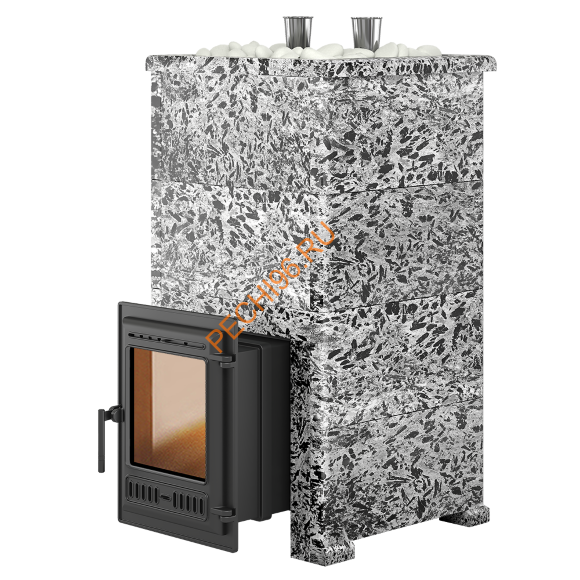 Печь банная Эверест Steam Master 44 Чугун Пироксенит Элит, S-40