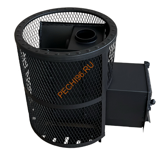 Печь банная Берёзка Корвет 24 ДТ-3 кожух-сетка с выносной топкой