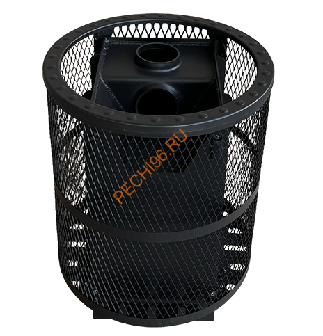 Печь банная Берёзка Корвет 24 ДТ-3 кожух-сетка с выносной топкой