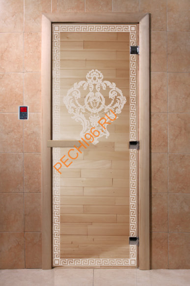 Дверь стеклянная DoorWood «Версаче», 1700х700 мм Дверь стеклянная DoorWood «Версаче», 1700х700 мм