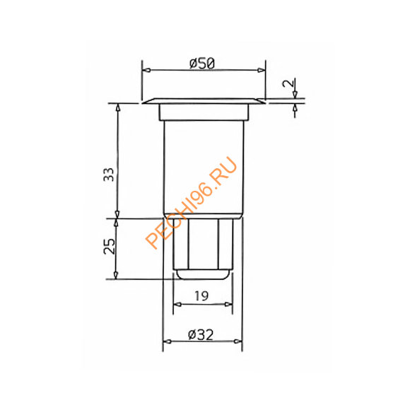 Светильник Cariitti S-Paver Led 3200, IP68, нержавеющая сталь