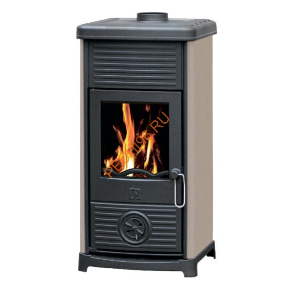 Чугунная печь-камин PLAMEN MAESTRAL N бежевая
