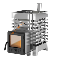 Печь банная ASTON 12 INOX стекло