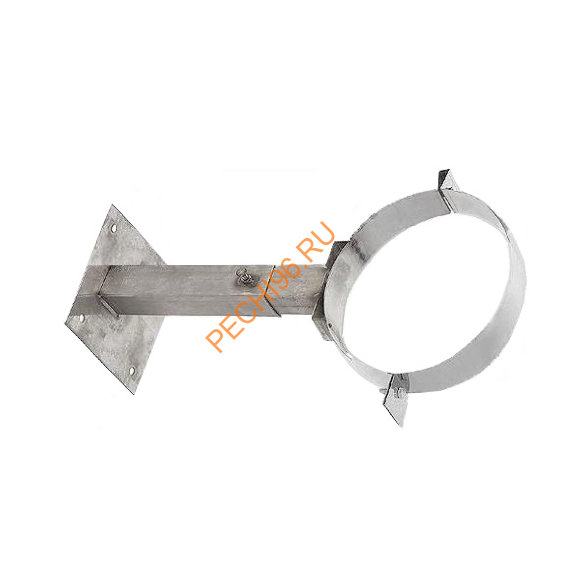 Кронштейн стеновой телескопический 40-75 см УМК  нержавейка АISI 439 d 100 мм