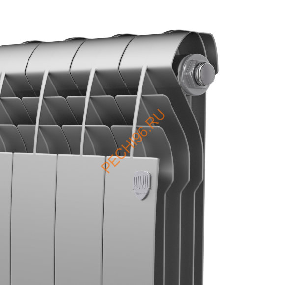 Радиатор биметаллический Royal Thermo BiLiner 500 Silver Satin VR80, 8 секций