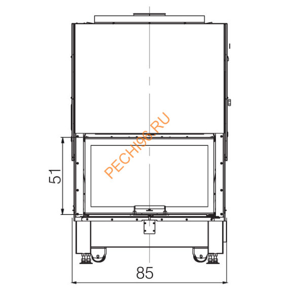 Каминная топка EdilKamin WIDRO 85