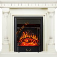 Электрокамин Royal Flame Dallas слоновая кость с патиной с очагом Majestic FX