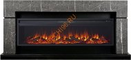 Электрокамин Royal Flame Lindos Stone Touch SFT с очагом Vision 60 LOG LED, серый мрамор Электрокамин Royal Flame Lindos Stone Touch SFT с очагом Vision 60 LOG LED, серый мрамор
