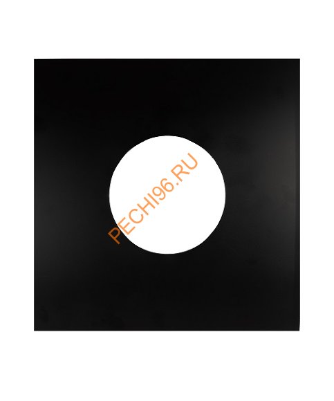 Лист к ППУ Везувий BLACK (AISI 430/0,5мм) d 255 мм, 600/600мм