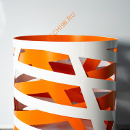 Дровница Fire&Wood Saturn, бело-оранжевая