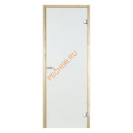 Дверь стеклянная Harvia «прозрачная» коробка сосна